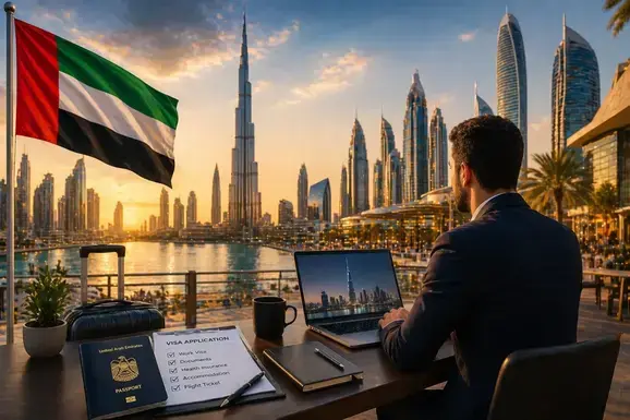 العمل في الإمارات 2026_ دليلك الشامل للهجرة والعمل في دبي وأبوظبي